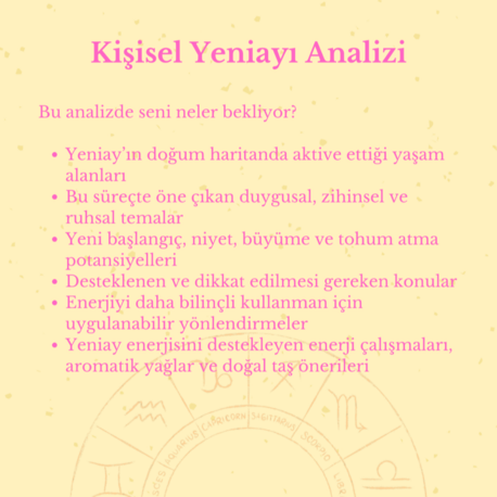 Kişisel Yeniayı Analizi
