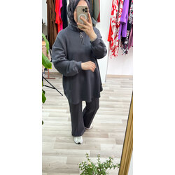 GRİ / FERMUARLI OYSH TAKIM