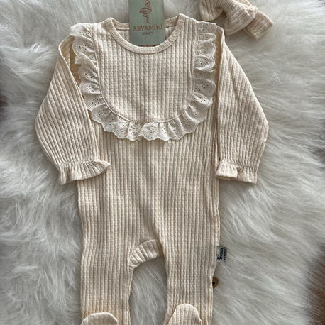 Premium kız bebek 2’li tulum