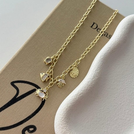 Deniz Temalı Charm Kolye