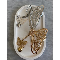  Kelebek Sallantılı Kelebek Model Metal Mandal Toka