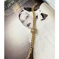 Gold Baget Taşlı Bileklik