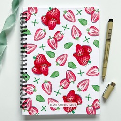 Çilek A5 Spiralli Defter