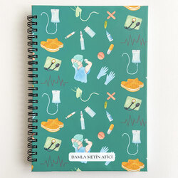 Hemşire A5 Spiralli Defter