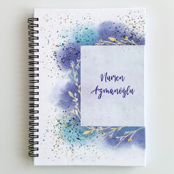 Yıldızlı Gece A5 Spiralli Defter