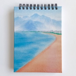Konyaaltı Sahili A6 Spiralli Defter