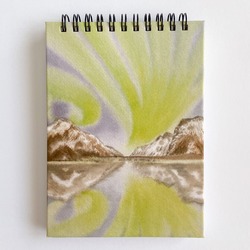 Kuzey Işıkları A6 Spiralli Defter