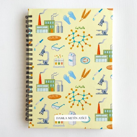 Gıda Mühendisi A5 Spiralli Defter