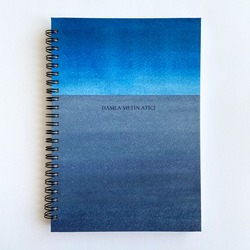 Minimal-Lacivert A5 Spiralli Defter