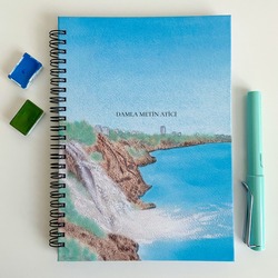 Aşağı Düden Şelalesi A5 Spiralli Defter
