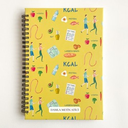 Diyetisyen A5 Spiralli Defter