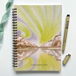 Kuzey Işıkları A5 Spiralli Defter