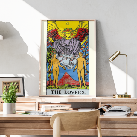 VI The Lovers / Aşıklar - Büyük Arkana Tarot Kartı