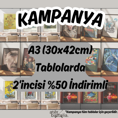 A3 Kampanya (2.Ürün %50 İndirimli)