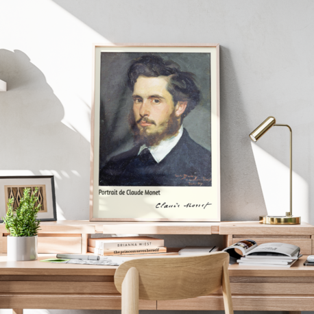 Monet - Portrait de Claude Monet