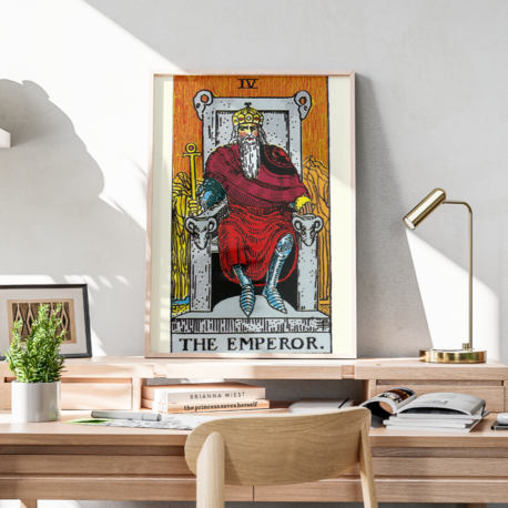 IV The Emperor / İmparator - Büyük Arkana Tarot Kartı