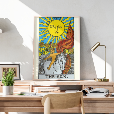 XIX The Sun / Güneş - Büyük Arkana Tarot Kartı