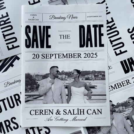 Save The Date Düğün Gazetesi 10’lu