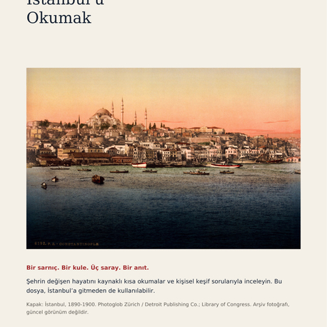 İstanbul’u Okumak — Dijital Okuma ve Atölye Paketi