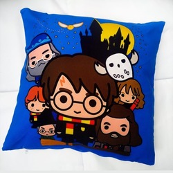 Harry Potter mavi yastık