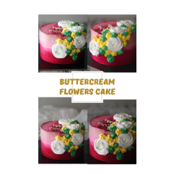 KAYITLI DİJİTAL BUTTERCREAM FLOWERS CAKE EĞİTİMİ 