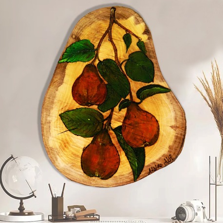 ARMUT, Ceviz Ağacı Üzerine Yağlı Boya
