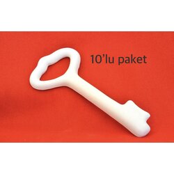 10’lu Ham Çini Anahtar (18cm)