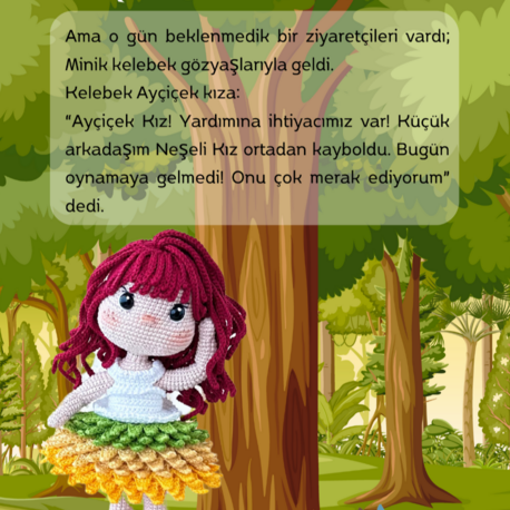 Ayçiçek Kız Hikaye Kitabı PDF | Sunflower Girl Storybook PDF | Digital Fairy Tale Download