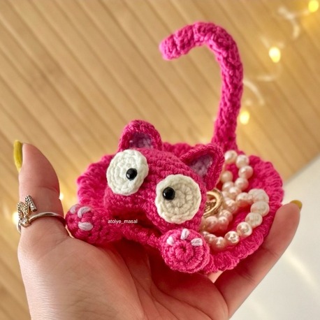 Kedi Bardak Altlığı & Takı Tutucu Tarifi