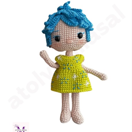 Amigurumi Bebek Neşeli Kız Joy PDF Tarif Dosyası | Amigurumi Baby Joy