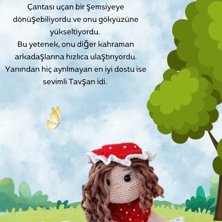 Mantar Kız Hikaye Kitabı PDF | Mushroom Girl Storybook PDF | Digital Fairy Tale Download
