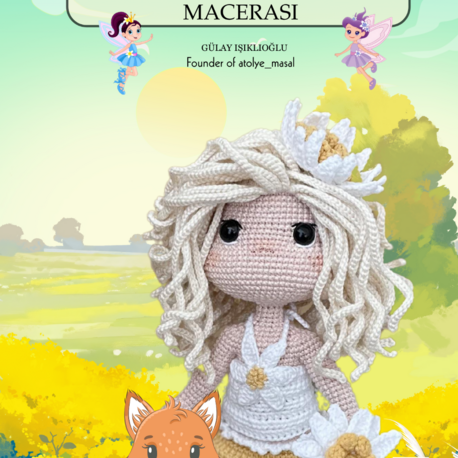 Papatya Kız – Tarif ve Hikaye Bir Arada PDF | Daisy Girl – Crochet Pattern & Story