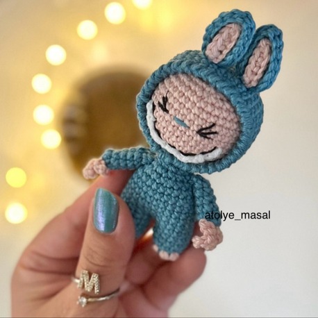 Labubiş Amigurumi Tarifi (PDF) | Crochet Pattern (Digital Download)