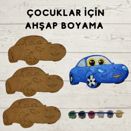 Ahşap Araba Boyama