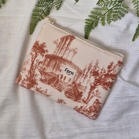Kindle(E-Kitap Okuyucu) Kılıfı/Mini Clutch Toile Serisi Turuncu