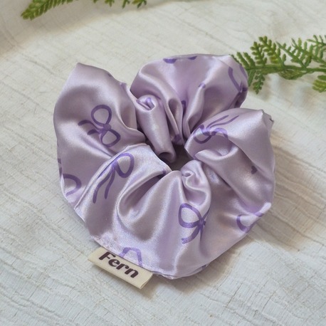 Scrunchie/Lastikli Toka Mor Kurdele Large