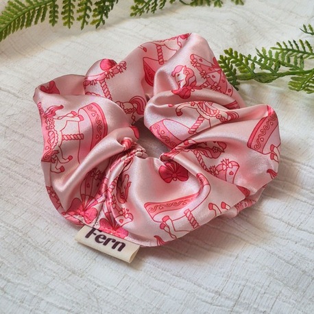 Scrunchie/Lastikli Toka Atlı Karınca Large