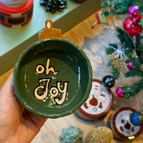 Yılbaşı Konseptli El Yapımı Mini Kase | “Oh Joy” | Atölye Gypsy