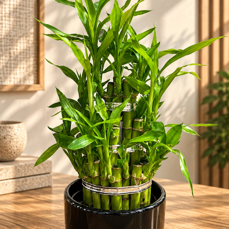 Premium | Bamboo – Dracaena sanderiana)