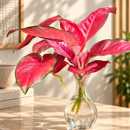 VİP | Aglaonema Red Valentine (Kırmızı Aglaonema)