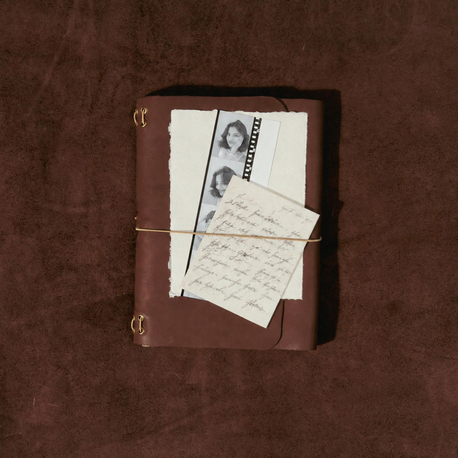 ATRA FOLIA 02 — CENERE | A5 Hakiki Deri Journal Kılıfı