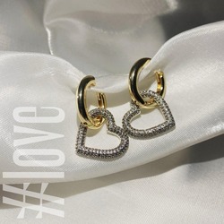 LOVE ÇELİK KÜPE