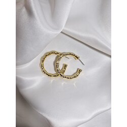 Halka gold küpe