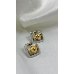 Zircon kare küpe