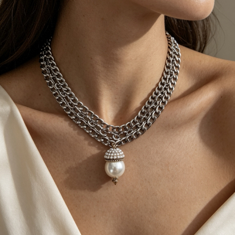 Regina Pearl Necklace 