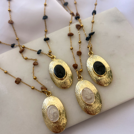 Maelis Necklace (Brown)