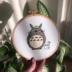 totoro by needle 