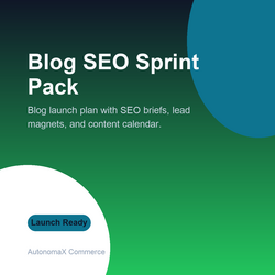 Blog SEO Sprint Paketi