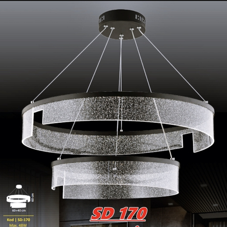 Siyah Milano modeli 60/40 çap 2 katlı 