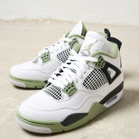 Jordon 4 Retro white-Green